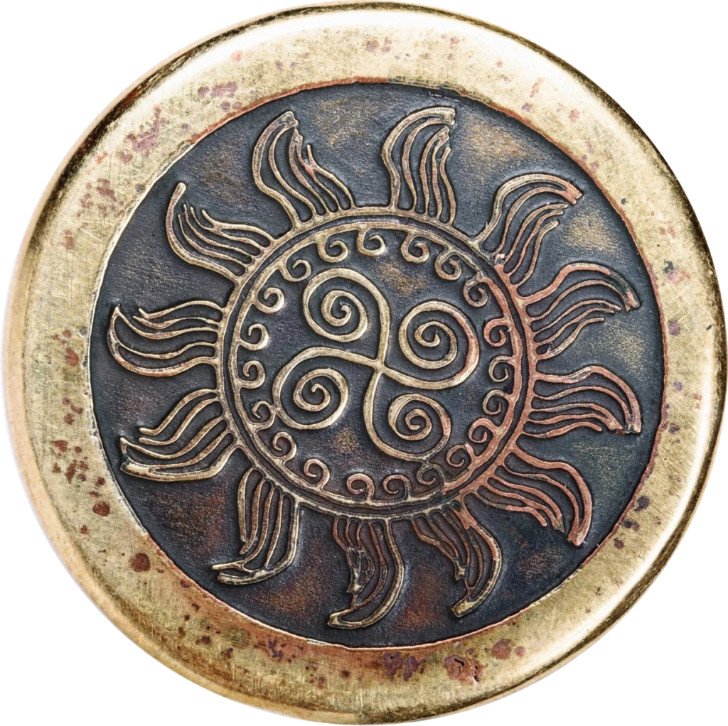 PSICHORA : ancient Slavic Kolovrat - the symbol of Sun.