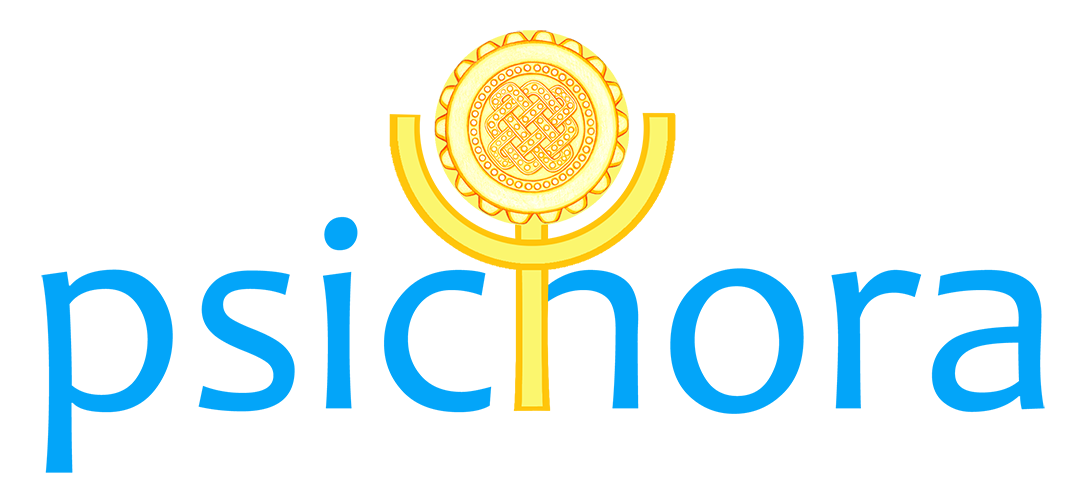 Trade Mark of the PSICHORA - brand devoted to creating unique pure silk scarves.