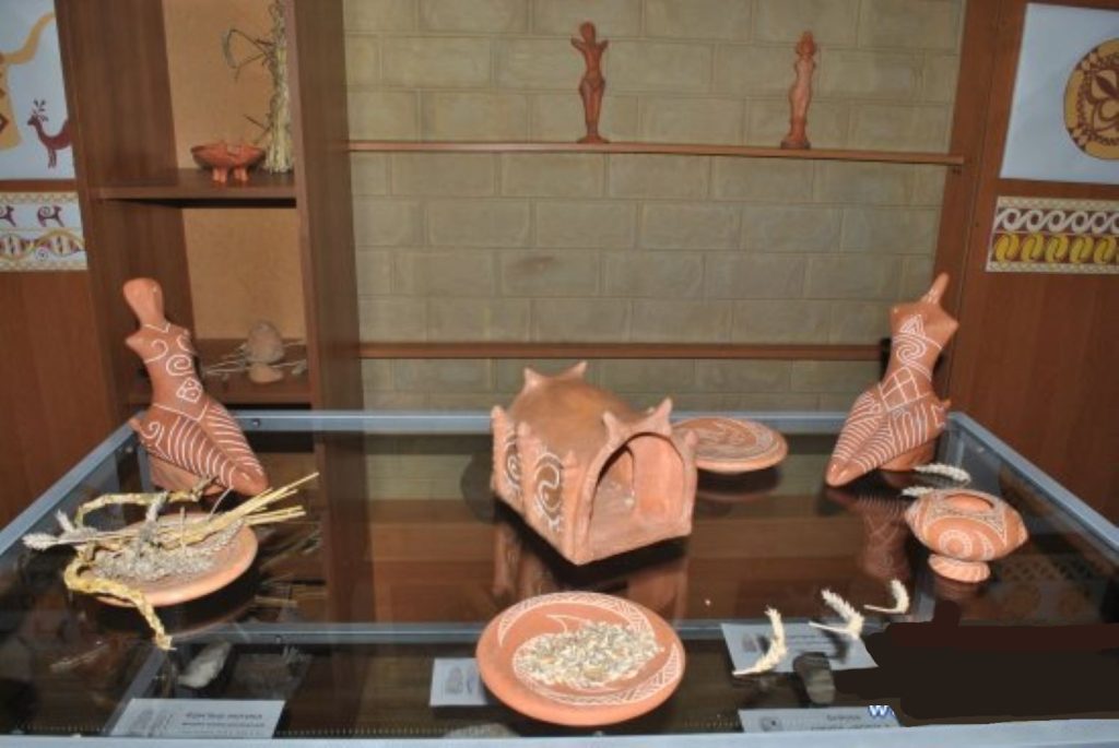 Trypillian clay figurines.