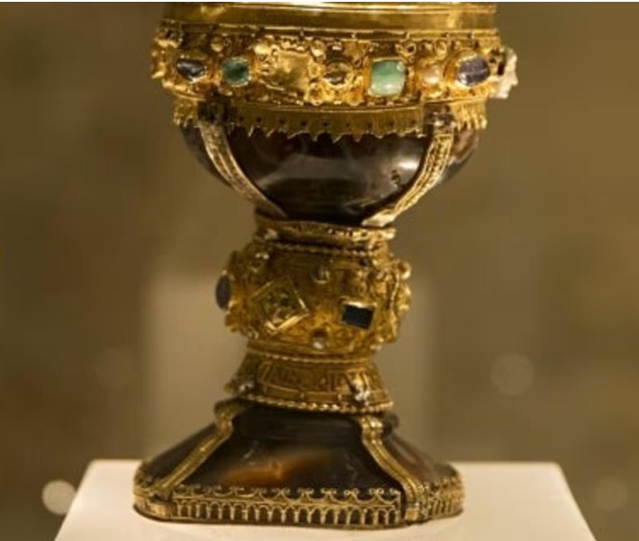The Holy Grail as the encoded DNA symbol.
